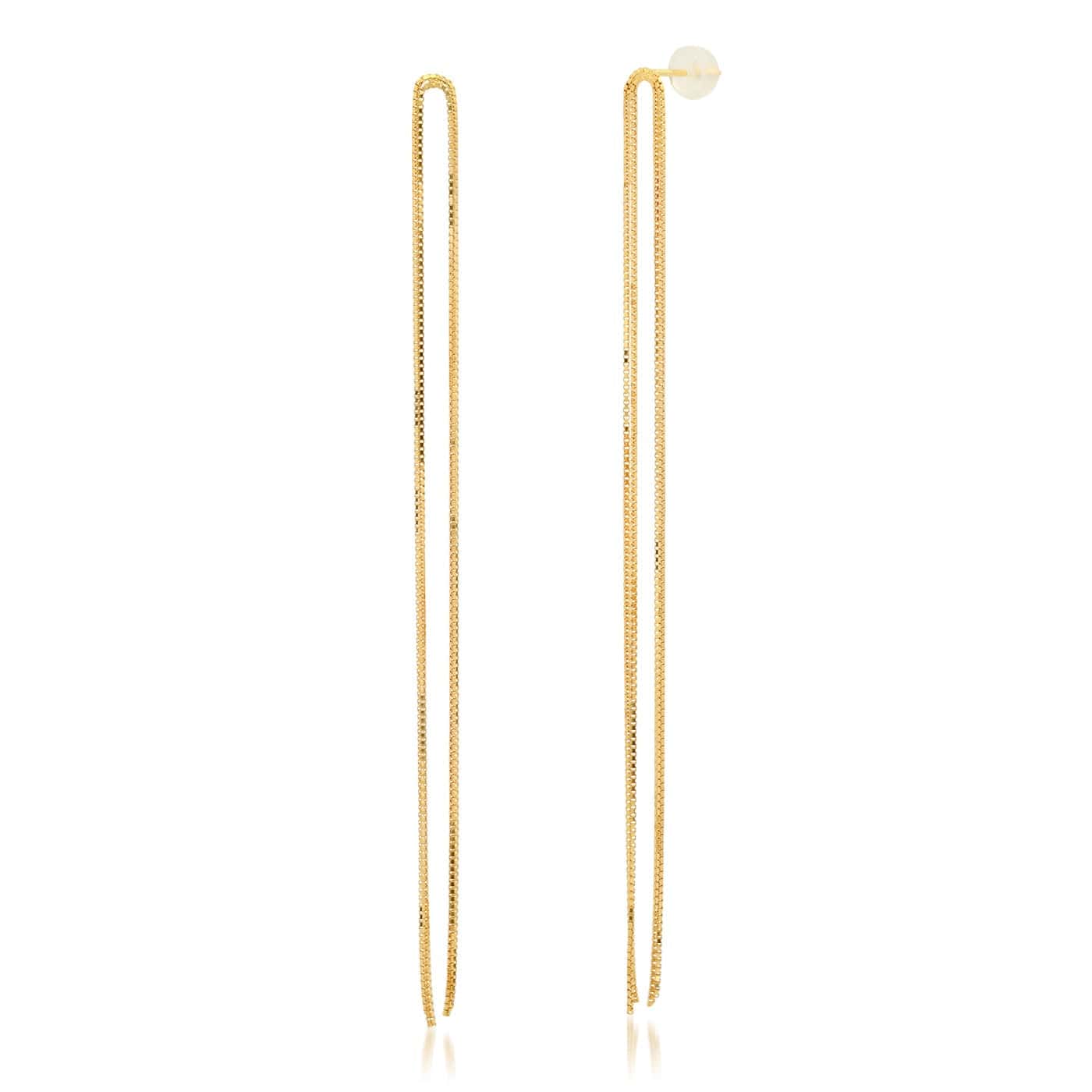 TAI JEWELRY | Double Chain Linear Earrings | Earrings |