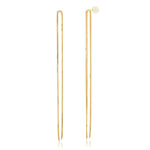 TAI JEWELRY | Double Chain Linear Earrings | Earrings |