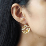 TAI JEWELRY Earrings Drop Earring With Flowers