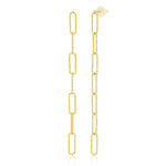TAI JEWELRY Earrings Gold Drop Link Chain Earrings