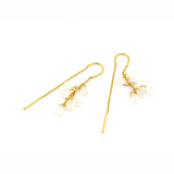 TAI JEWELRY Earrings Moonstone Droplet Threader