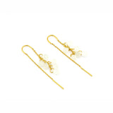 TAI JEWELRY Earrings Moonstone Droplet Threader