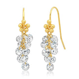 TAI JEWELRY Earrings Elongated Cluster CZ Earrings
