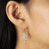 TAI JEWELRY Earrings Elongated Cluster CZ Earrings