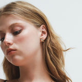 TAI JEWELRY | Enamel Bird and Flower Mismatch Studs | Earrings |
