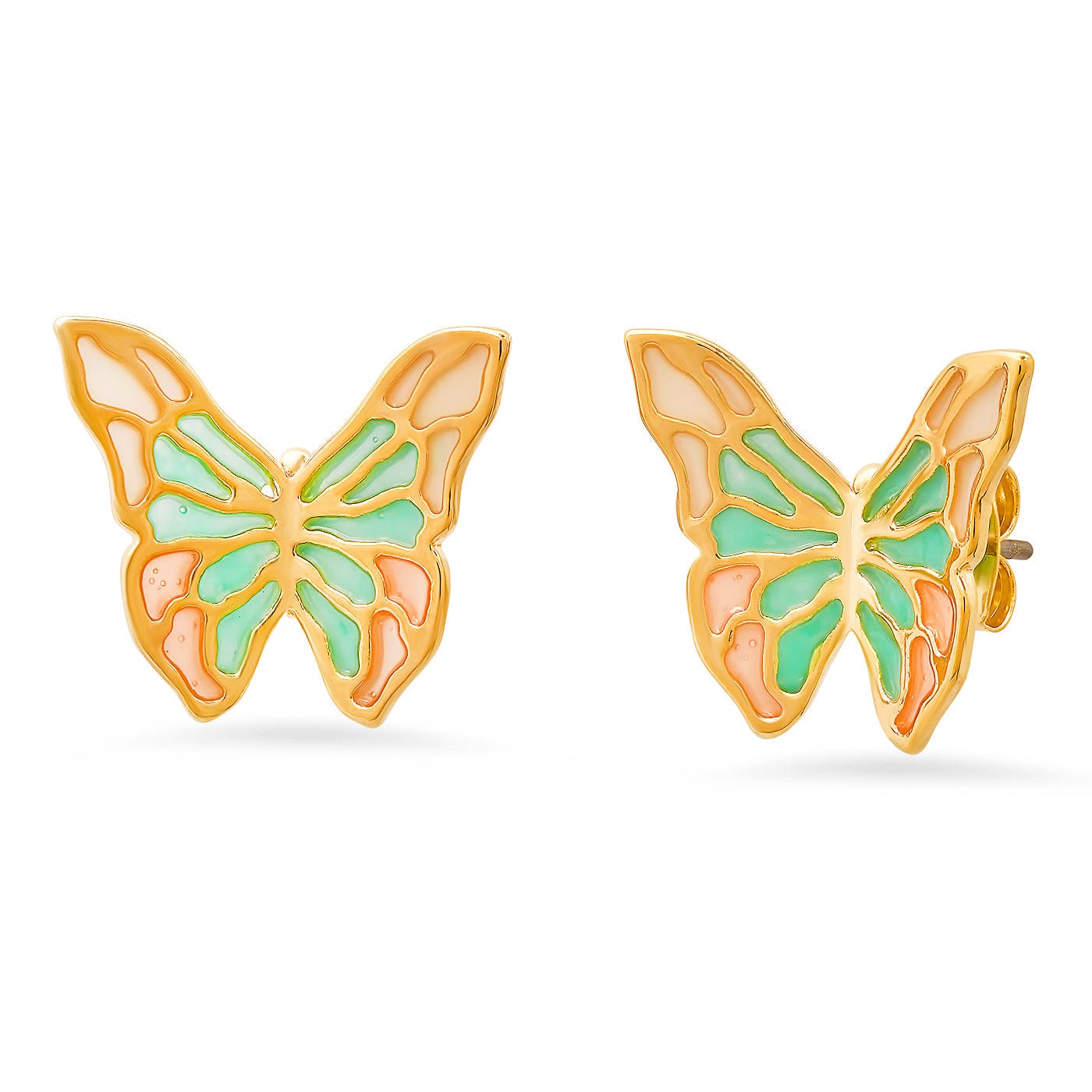 TAI JEWELRY Earrings Enamel Butterfly Studs