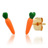 TAI JEWELRY | Enamel Carrot Studs | Earrings |