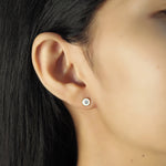 TAI JEWELRY | Enamel Circle Stud | Earrings |