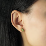 TAI JEWELRY | Enamel CZ Baguette Studs | Earrings |