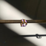 TAI JEWELRY | Enamel Huggie with CZ Baguette | Earrings |