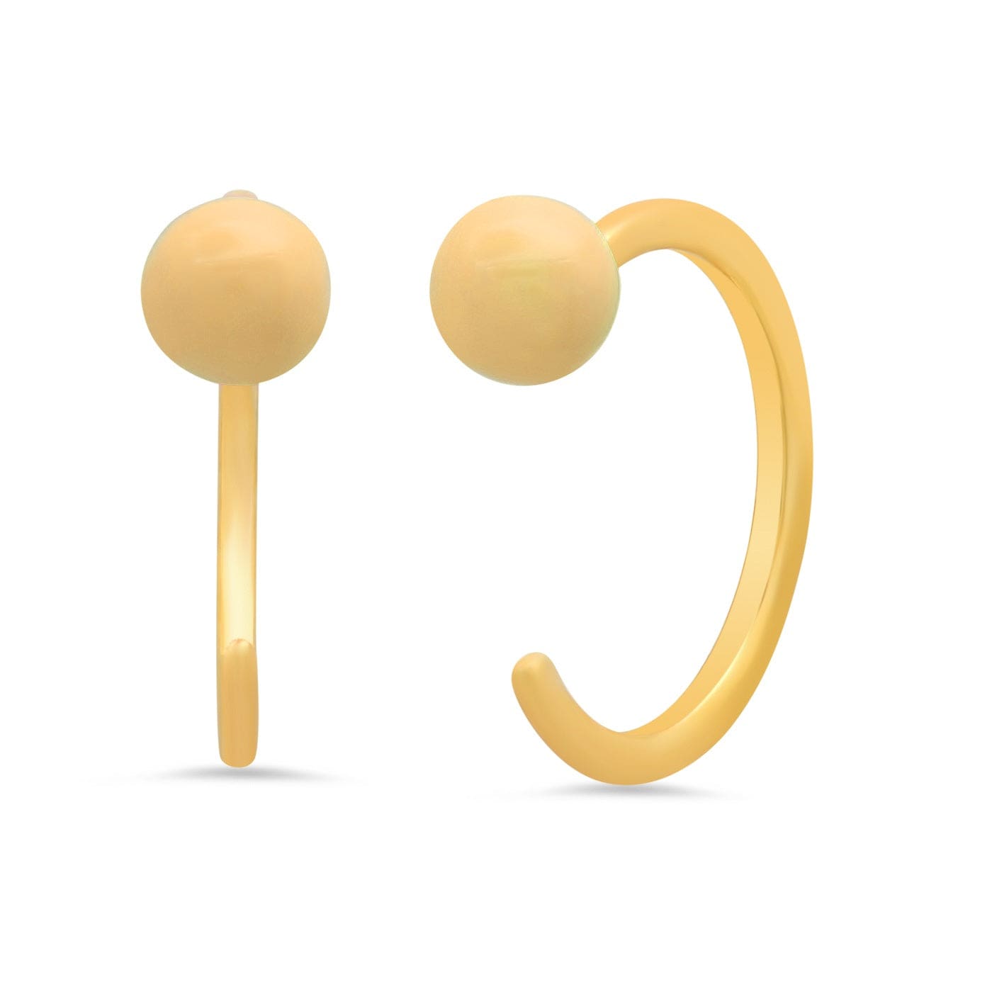 TAI JEWELRY | Enamel Stud Huggie | Earrings |