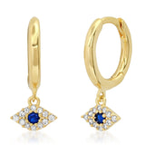 TAI JEWELRY Earrings Evil Eye Charm Huggie