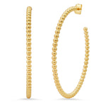 TAI JEWELRY Earrings Extra Large Gold Ball Hoops