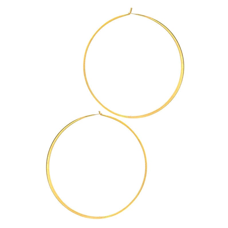 TAI JEWELRY Earrings Gold Extra Large Hoop Earrings