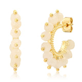 TAI JEWELRY Earrings Fauna Beaded Huggies
