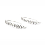 TAI JEWELRY | Feather Hoop Earrings | Earrings |