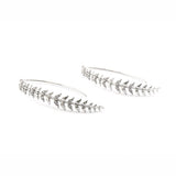 TAI JEWELRY | Feather Hoop Earrings | Earrings |