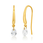 TAI JEWELRY | Float Teardrop Gem Threader | Earrings |