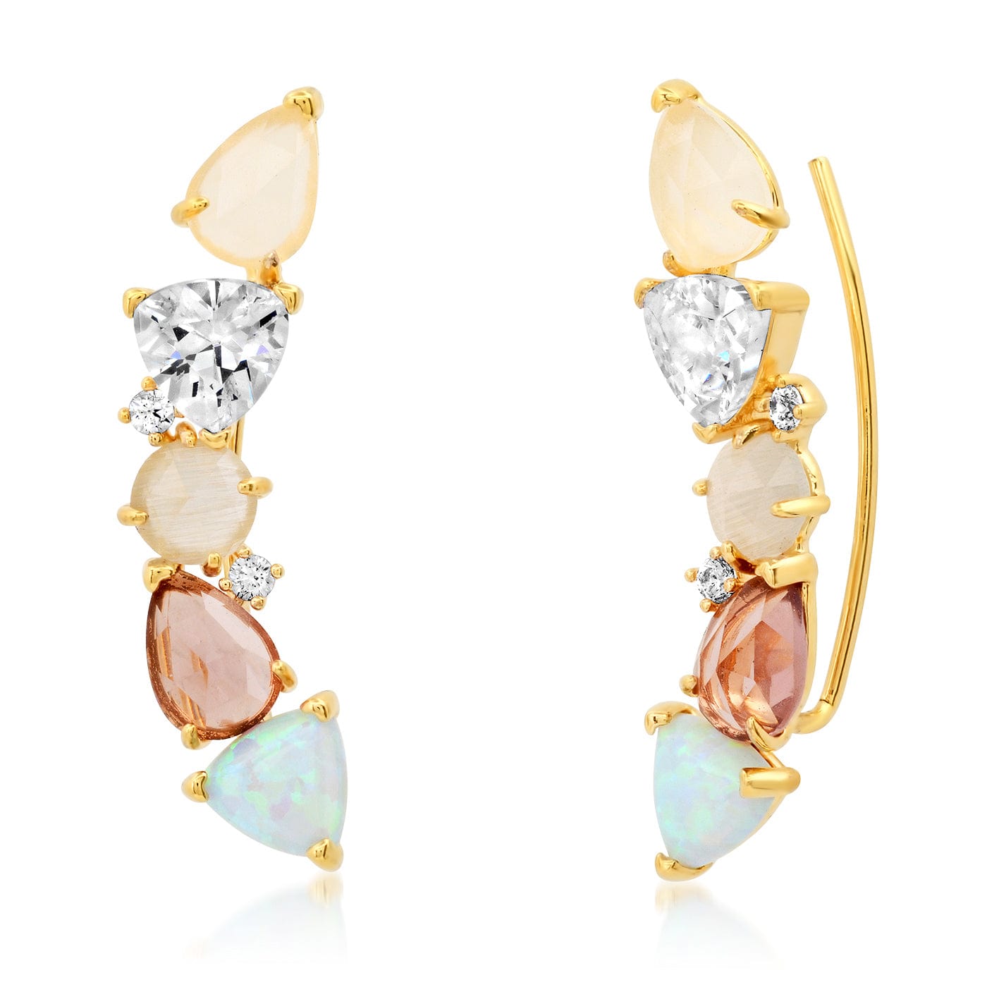 TAI JEWELRY Earrings OPAL Gemma Ear Crawler