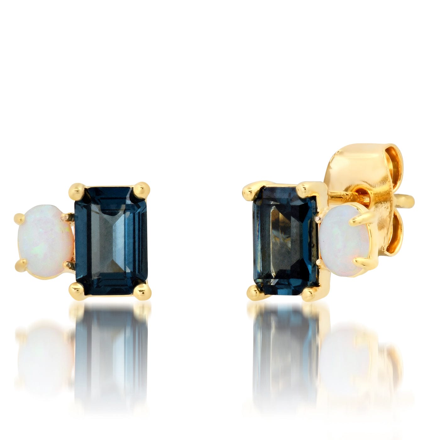 TAI JEWELRY Earrings SAPPHIRE Gemma Emerald Cut Earrings