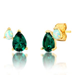 TAI JEWELRY | Gemma Pear Cluster Earrings | Earrings |