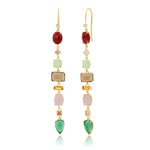 TAI JEWELRY Earrings PINOT NOIR Gemma Stacked Drop Earrings