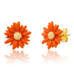 TAI JEWELRY | Gerbera Daisy Studs | Earrings |