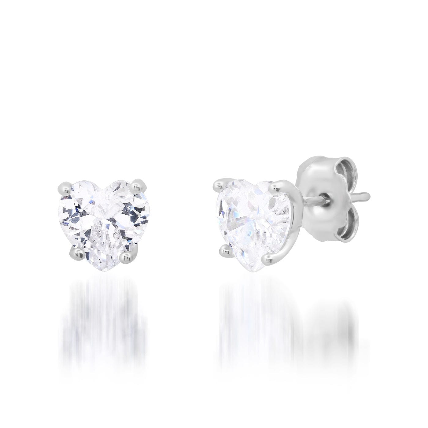 TAI JEWELRY | Glass Heart Studs | Earrings |