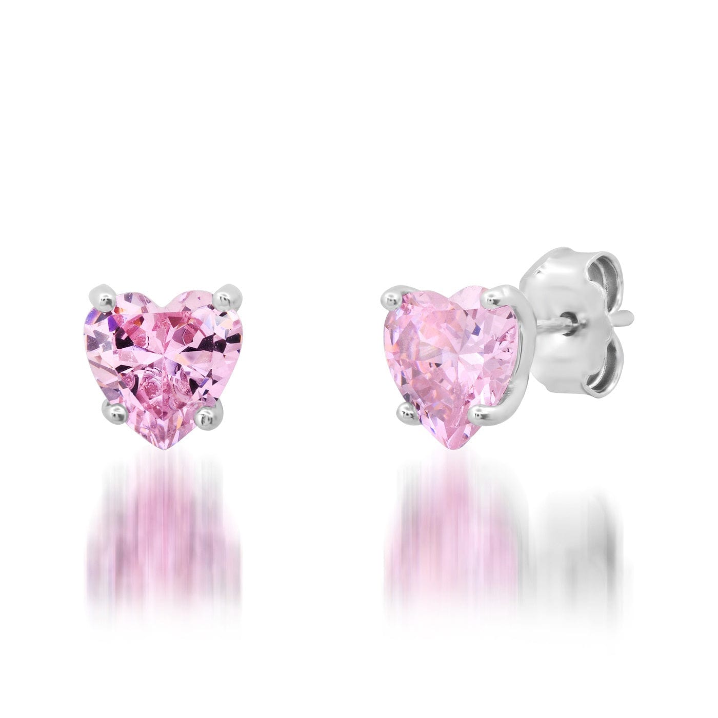 TAI JEWELRY | Glass Heart Studs | Earrings |