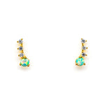 TAI JEWELRY | CZ and Opal Crawler | Earrings |