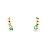 TAI JEWELRY | CZ and Opal Crawler | Earrings |