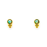 TAI JEWELRY | Opal Stud with Tri-cluster | Earrings |