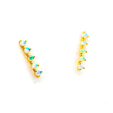 TAI JEWELRY | White Opal Ear Climber | Earrings |