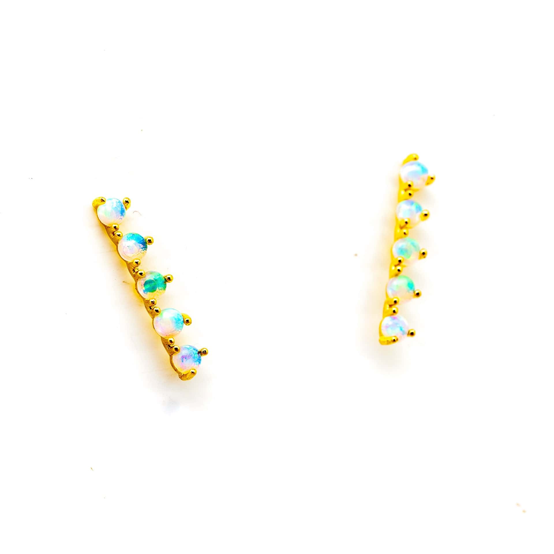 TAI JEWELRY | White Opal Ear Climber | Earrings |