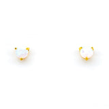 TAI JEWELRY | White Opal Stud | Earrings |