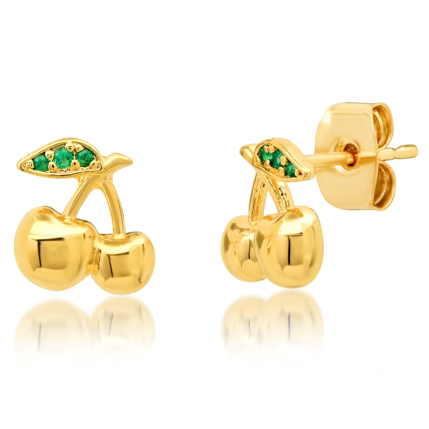 TAI JEWELRY | Golden Cherry Studs | Earrings |