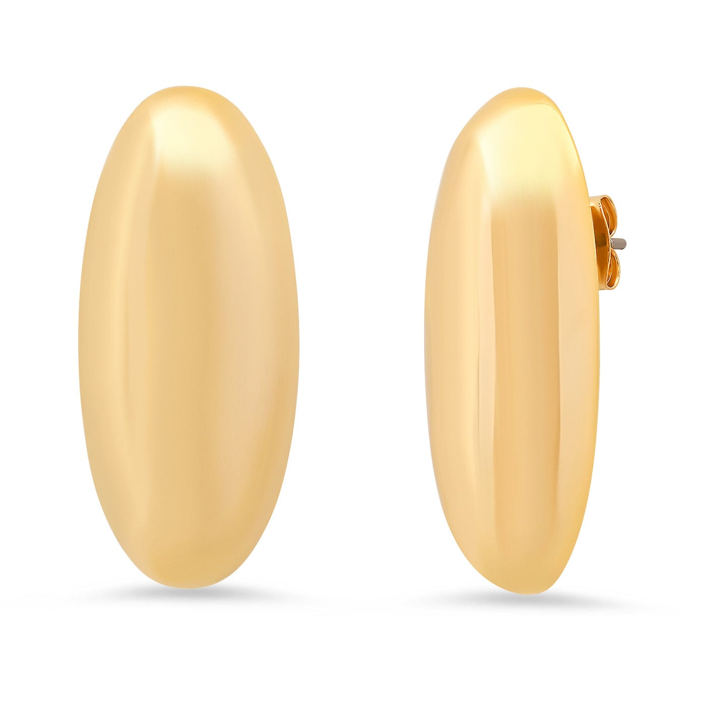 TAI JEWELRY | Golden Ellipse Stud Earrings | Earrings |