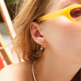 TAI JEWELRY | Grape Cluster Huggie Earrings | Earrings |