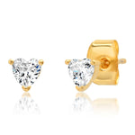 TAI JEWELRY Earrings Heart Shaped Gem Earrings