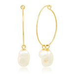 TAI JEWELRY | Hoop With Pearls | Earrings |