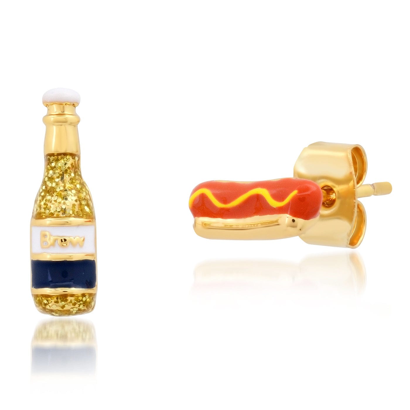 TAI JEWELRY | Hot Dog and Beer Studs | Earrings |