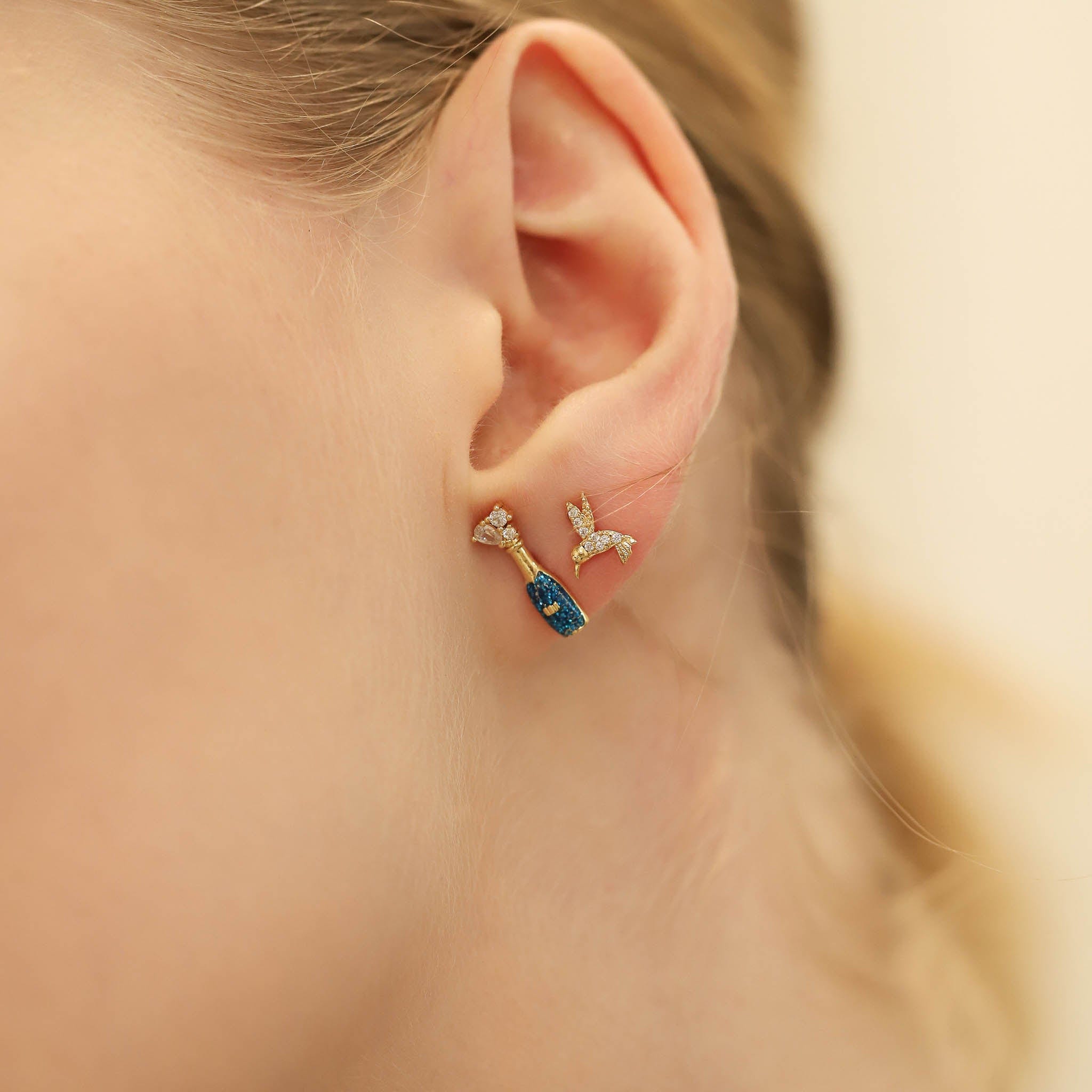 TAI JEWELRY Earrings Hummingbird Studs
