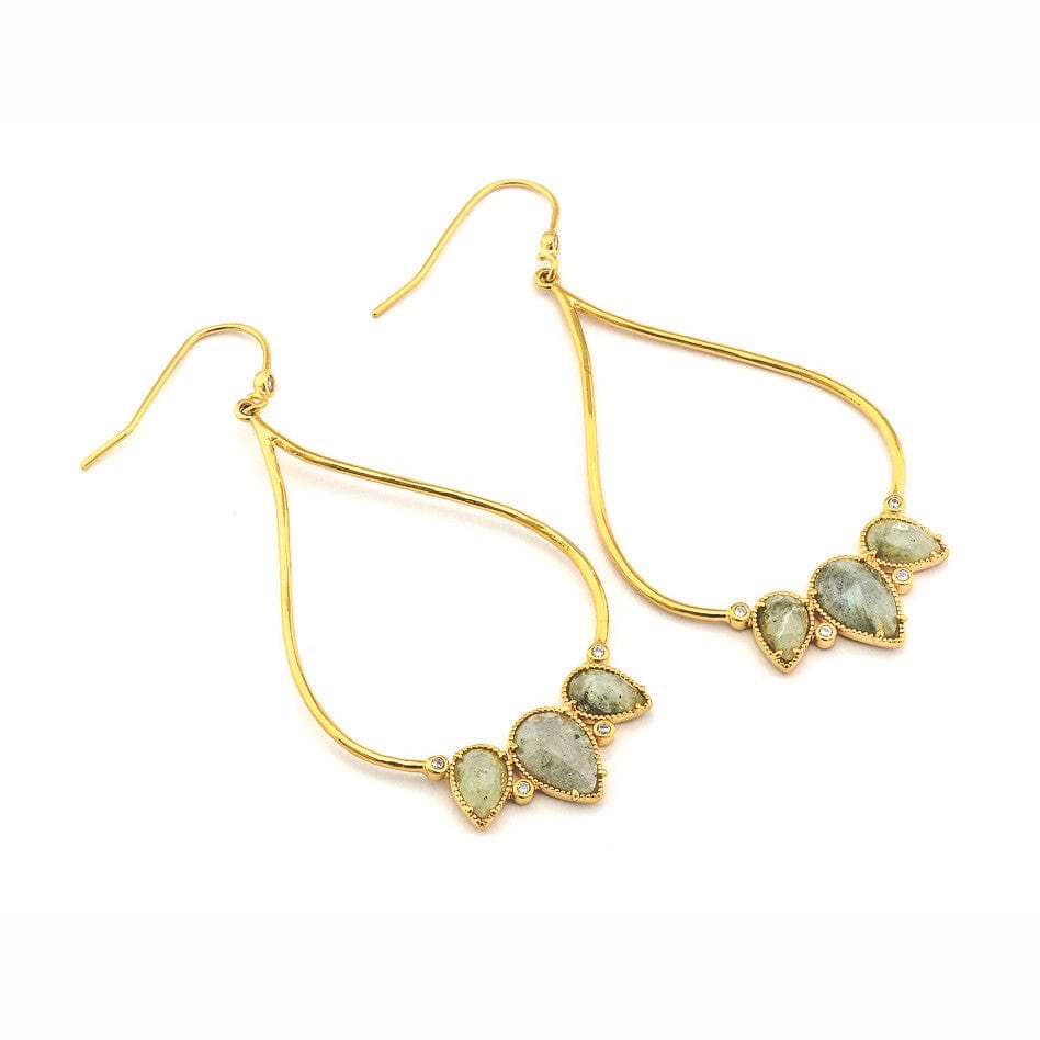 TAI JEWELRY | Labradorite Tear Shape Drop | Earrings |