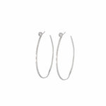 TAI JEWELRY | Large Hoop Earrings With Stud | Earrings |