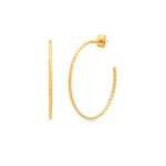 TAI JEWELRY | Large Open Twist Hoops | Earrings |