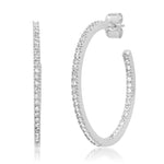TAI JEWELRY | Large Pave CZ Hoops | Earrings |