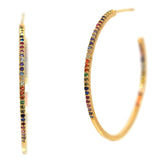TAI JEWELRY | Large Rainbow Hoop | 33mm | Earrings |