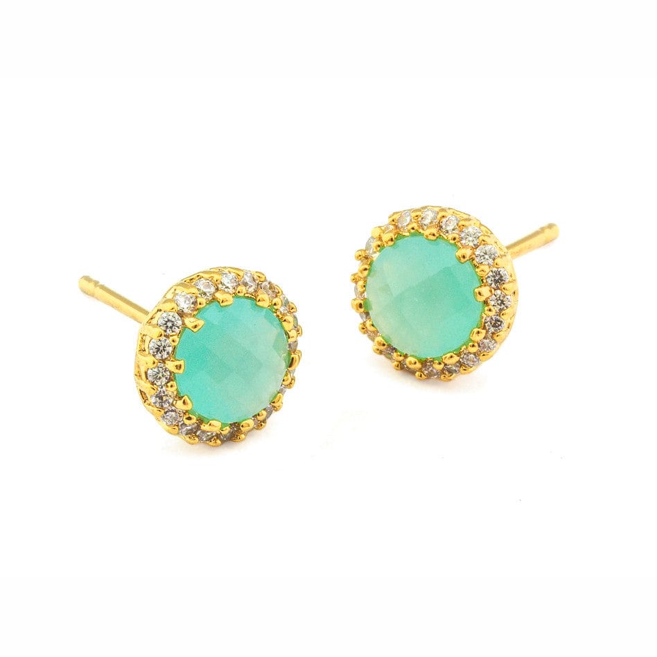 TAI JEWELRY | Large Rhinestone Post Earring | Earrings |