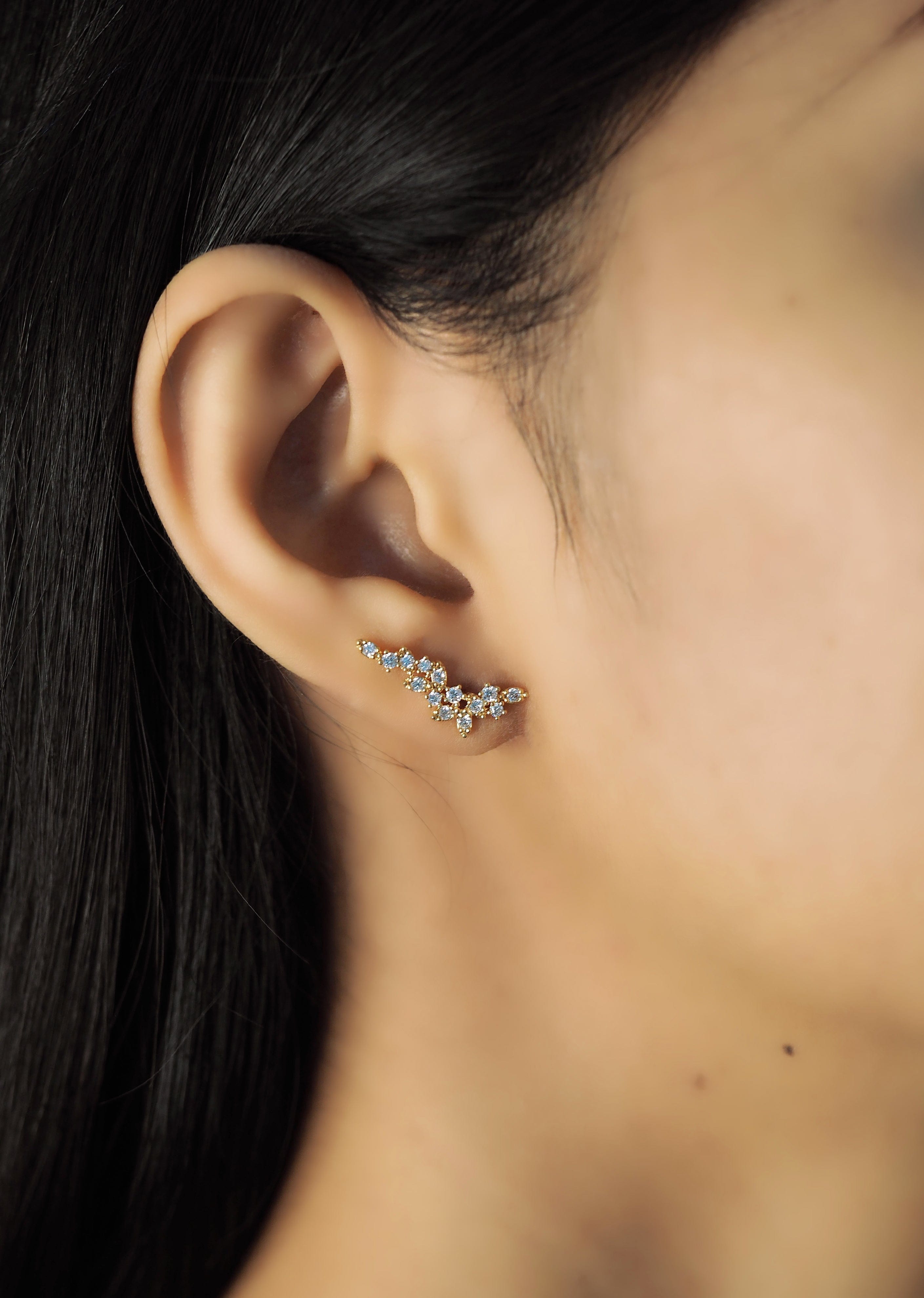 TAI JEWELRY Earrings Laurel Ear Climbers