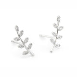 TAI JEWELRY Earrings SILVER Leaf Earrings